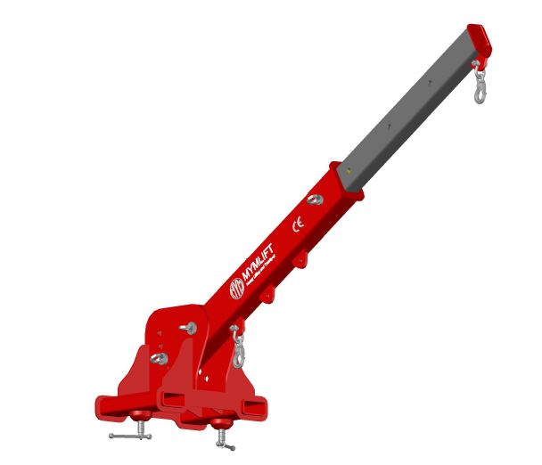 TELESCOPIC CRANE ARM FOR FORKLIFT